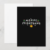 Merry Friendsmas Friends Kerstmis Matching G Kaart (Voorkant / Achterkant)