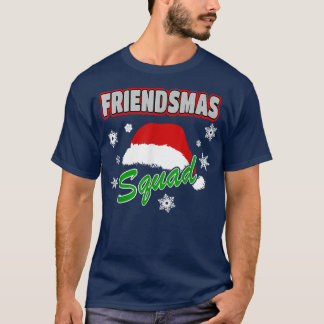 Merry Friendsmas Squad Friends Xmas kerstfeest T-shirt