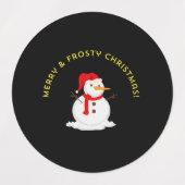 Merry & Frosty Christmas Labels (Design 2)