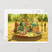 Merry, ga door feestdagenkaart (Voorkant / Achterkant)