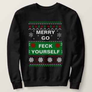 MERRY GAAT JE GEZIEN VAN DE HELE CHRISTMAS-ZWEATER TRUI