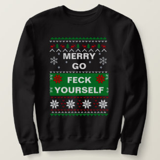 MERRY GAAT JE GEZIEN VAN DE HELE CHRISTMAS-ZWEATER TRUI