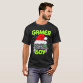 Merry Gamemus Xmas Gamer Boy Kerstmis Paja T-shirt (Voorkant volledig)