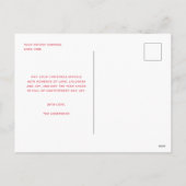 Merry Garland Holiday 4 Foto Collage Briefkaart (Achterkant)