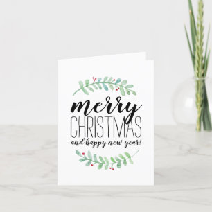 Merry Garland Holiday Gevouwen Kaart