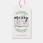 Merry Garland Holiday Gift Label Cadeaulabel (Voorkant)