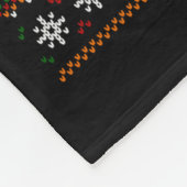 Merry Glizzmas -christmas Glizy Matching Family Ug Fleece Deken (Hoek)