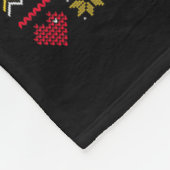 Merry Glizzmas Tacky Funny Merry Christmas Hot Dog Fleece Deken (Hoek)