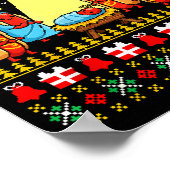 Merry Glizzmas Ugly Christmas Sweaters Hot Dogs Xm Poster (Hoek)