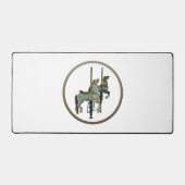 Merry Go Ronde Carrousel Horses Desk Mat (Voorkant)