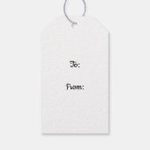 Merry Go Ronde Carrousel Paarden Cadeau Label Cadeaulabel (Achterkant)