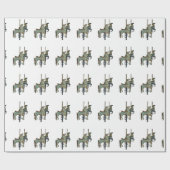 Merry Go Ronde Carrousel Paarden Cadeaupapier (Vlak)