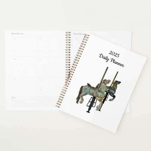  Merry Go Ronde Carrousel Paarden Dagelijks Planner (Display)