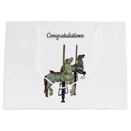  Merry Go Ronde Carrousel Paarden Gift Bag Groot Cadeauzakje