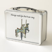 Merry Go Ronde Carrousel Paarden Lunchbox (Achterkant)