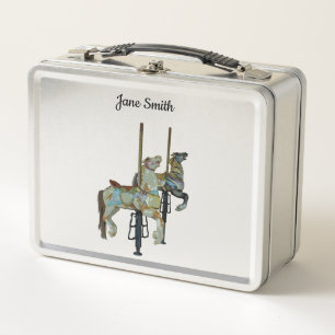 Merry Go Ronde Carrousel Paarden Lunchbox