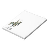 Merry Go Ronde Carrousel Paarden Notitieblok (Linkerzijde)