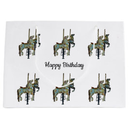  Merry Go Ronde Carrousel Paarden Patroon Groot Cadeauzakje
