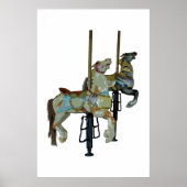  Merry Go Ronde Carrousel Paarden Poster (Voorkant)