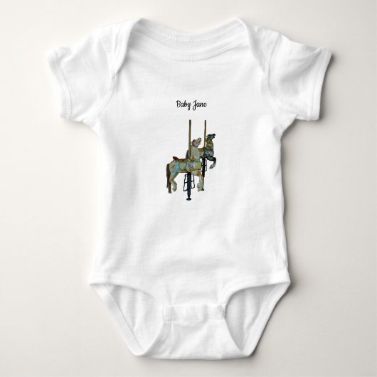 Merry Go Ronde Carrousel Paarden Romper (Voorkant)