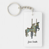  Merry Go Ronde Carrousel Paarden Sleutelhanger (Voorkant)