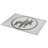  Merry Go Ronde Carrousel Paarden Snijplank (Hoek)