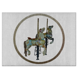  Merry Go Ronde Carrousel Paarden Snijplank