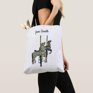 Merry Go Ronde Carrousel Paarden Tote Bag