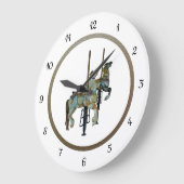  Merry Go Ronde Carrousel Paarden Wandklok (Hoek)