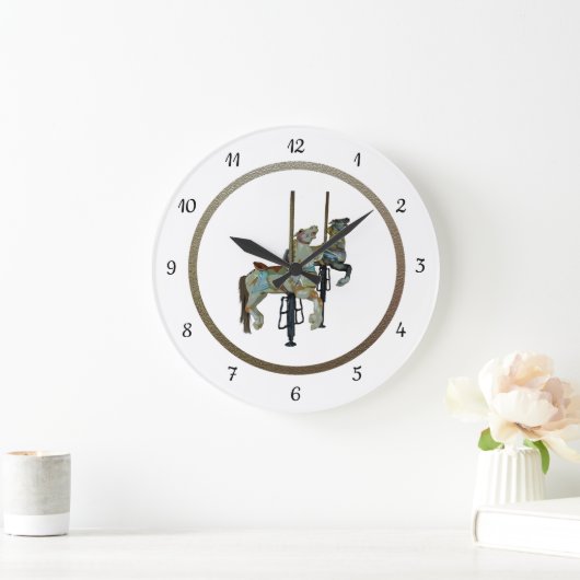  Merry Go Ronde Carrousel Paarden Wandklok (Huis)