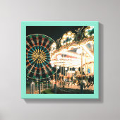 Merry-go-round amusementsserie 43 canvas afdruk (Voorkant)