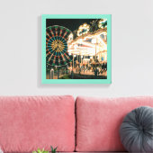 Merry-go-round amusementsserie 43 canvas afdruk (Insitu (Woonkamer))