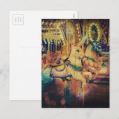 Merry Go Round Animals Grunge Feestdagenkaart (Voorkant / Achterkant)