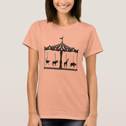 Merry Go Round Animals T-shirt (Voorkant)