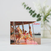 Merry-go-round Briefkaart (Staand voorkant)
