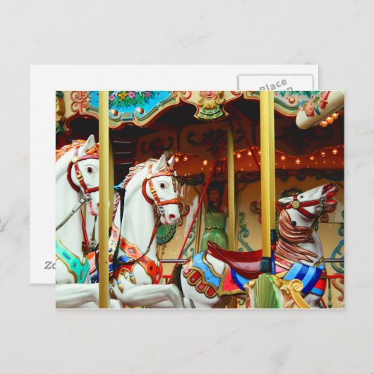 Merry Go Round Briefkaart (Voorkant / Achterkant)