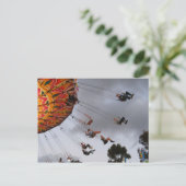 merry go round briefkaart (Staand voorkant)