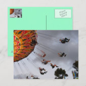 merry go round briefkaart (Voorkant / Achterkant)