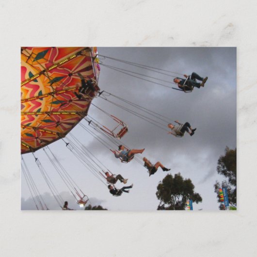 merry go round briefkaart (Voorkant)