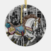 Merry Go Round Carousel Keramisch Ornament (Voorkant)