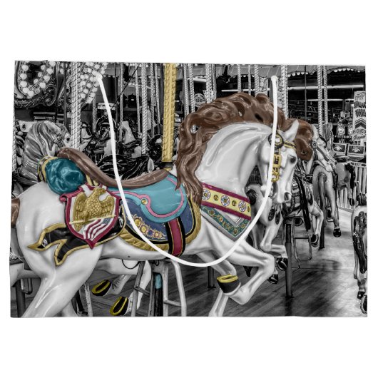 Merry Go Round Carousel Large Cadeautasje (Achterkant)