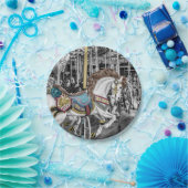 Merry Go Round Carousel Papieren Bordje (Feest)