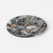 Merry Go Round Carousel Papieren Bordje (Gekanteld)