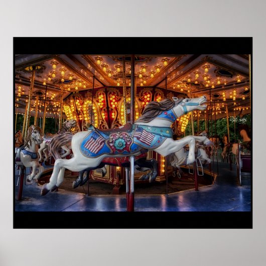 Merry-Go-Round Carousel Poster (Voorkant)