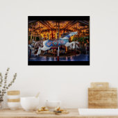 Merry-Go-Round Carousel Poster (Keuken)