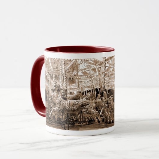 Merry-go-round / Carousel - Sepia Mok (Voorkant links)