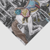 Merry Go Round Carousel Tissuepapier (Detail)