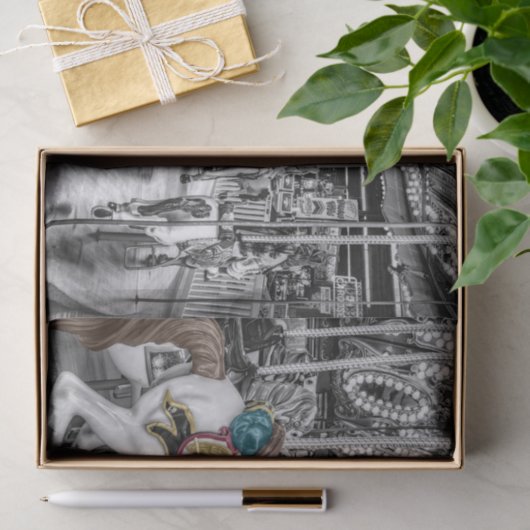 Merry Go Round Carousel Tissuepapier (Geschenk)