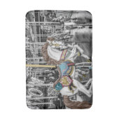 Merry Go Round Carrouselfotografie Badmat (Voorkant Verticaal)