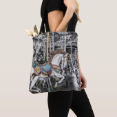 Merry Go Round Carrouselfotografie Tote Bag (Dichtbij)